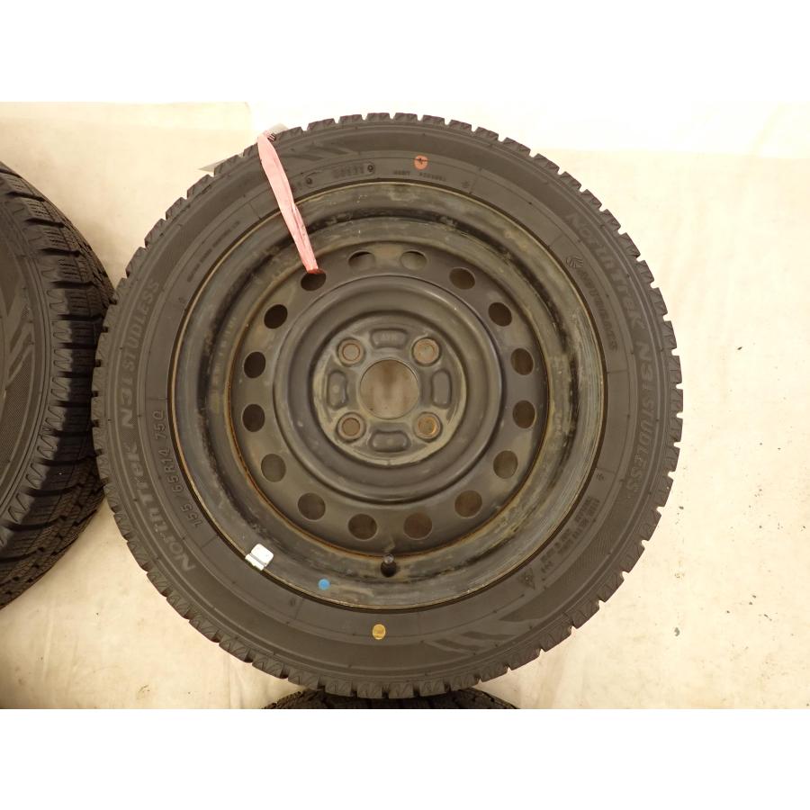 冬4本SET 会社宛 送料無料 155/65R14×4.5J 75Q オートバックス ノース