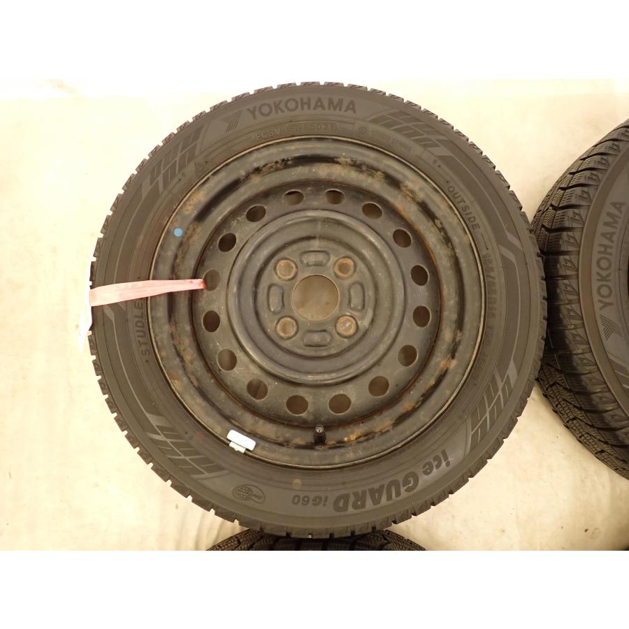 冬4本SET 会社宛 送料無料 155/65R14×4.5J 75Q ヨコハマ アイスガード 