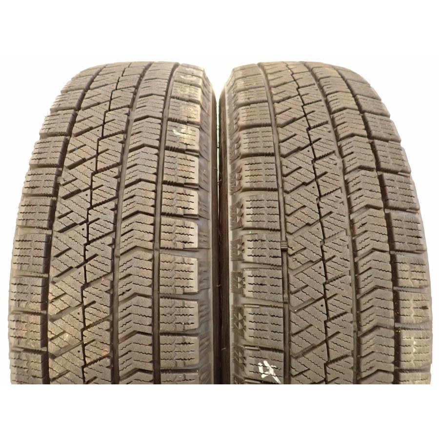 冬4本SET 会社宛 送料無料 155/65R14×4.5J 75Q ブリヂストン ブリザック VRX2 2021年製 スチール ムーヴ  ワゴンR タント ミラ NO,I2004の画像