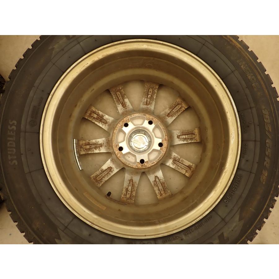冬4本SET 会社宛 送料無料 195/65R15×6J 91Q トーヨー オブザーブ GIZ2