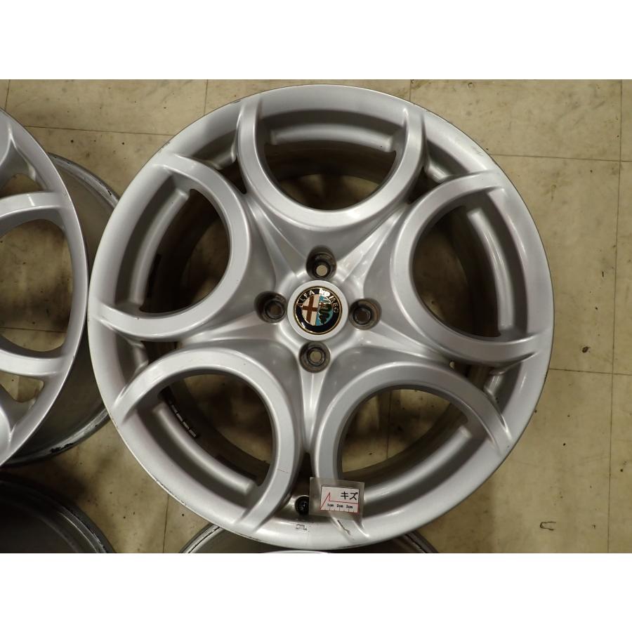 4本SET 会社宛 送料無料 17×7J アルファロメオ ミト 純正 アルミ
