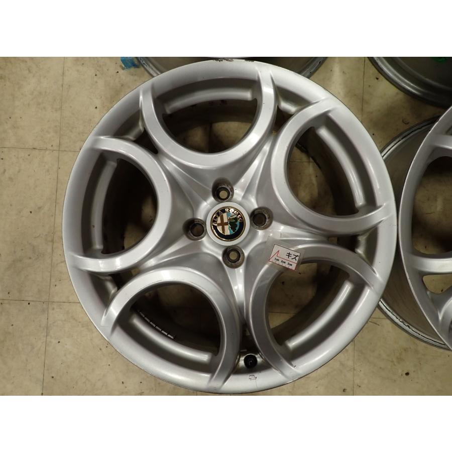4本SET 会社宛 送料無料 17×7J アルファロメオ ミト 純正 アルミ