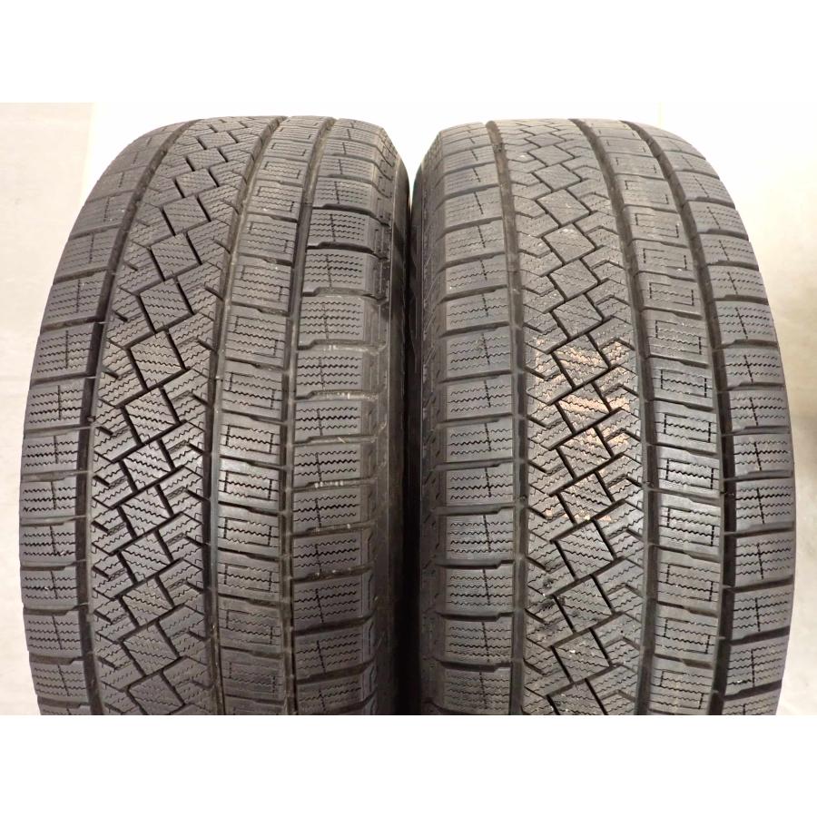 冬4本SET 会社宛送料無料 225/55R17×7J 101H ピレリ アイスゼロアシンメトリコ 2024年 ユーロテック EUROTECH ステージW5 アルミ NO,I2207の画像