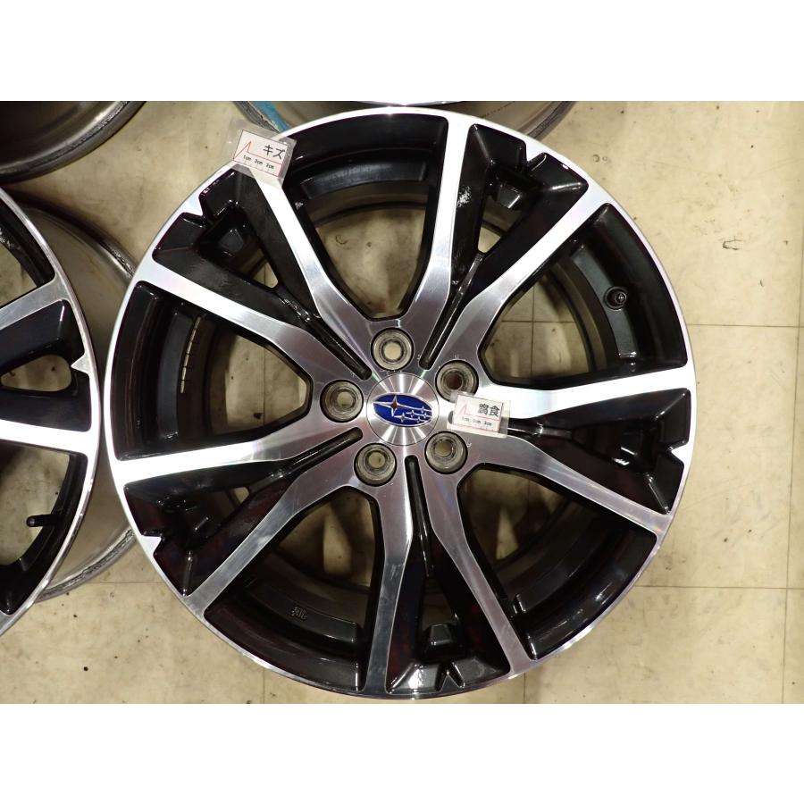 4本SET 会社宛 送料無料 17×7J スバル インプレッサ スポーツ GT系 