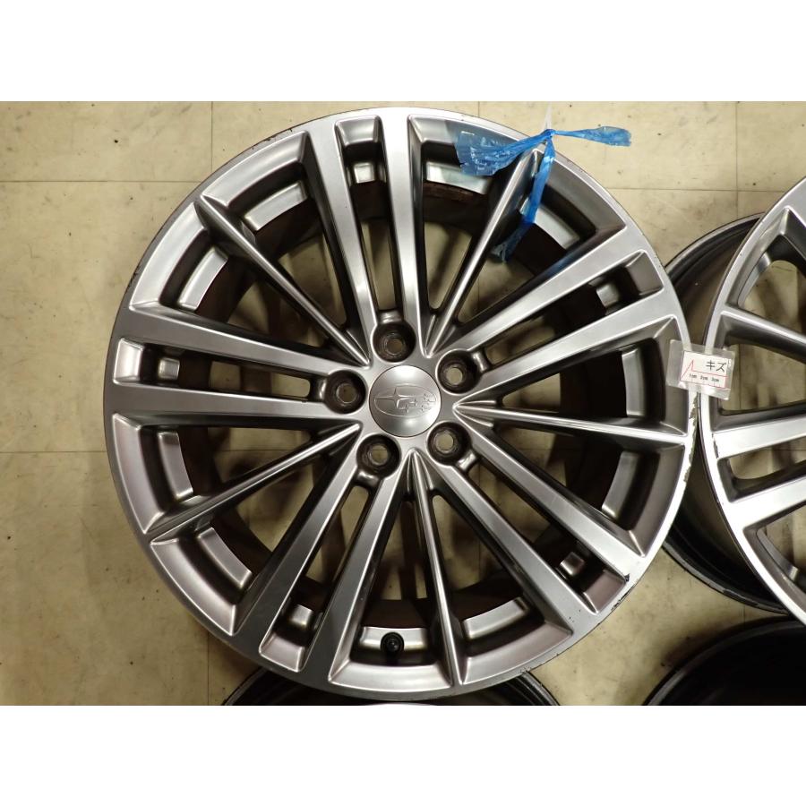 4本SET 会社宛 送料無料 17×7J スバル インプレッサ GJ GP 純正 アルミ 