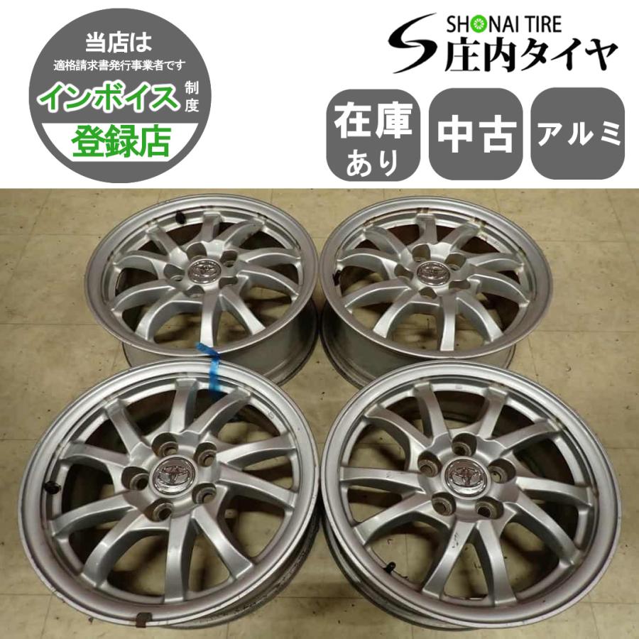 4本SET 会社宛 送料無料 16×6.5J トヨタ 純正 アルミ ホイール 5穴 PCD