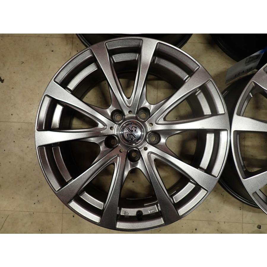 4本SET 会社宛 送料無料 17×7J デザイン アルミホイール 5穴 PCD 114.3mm +38 ハブ径 73mm ヴァンガード ハリアー デリカD5 特価 NO,I2438の画像
