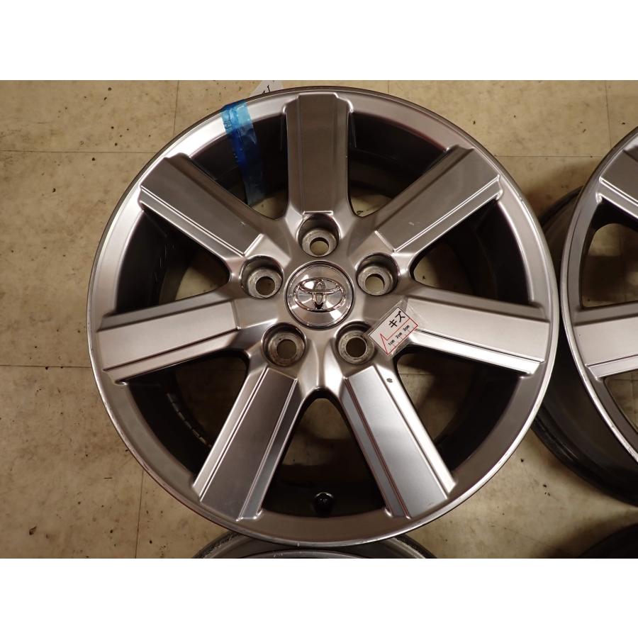 4本SET 会社宛 送料無料 16×6J トヨタ 純正 アルミ 5穴 PCD 114.3mm +