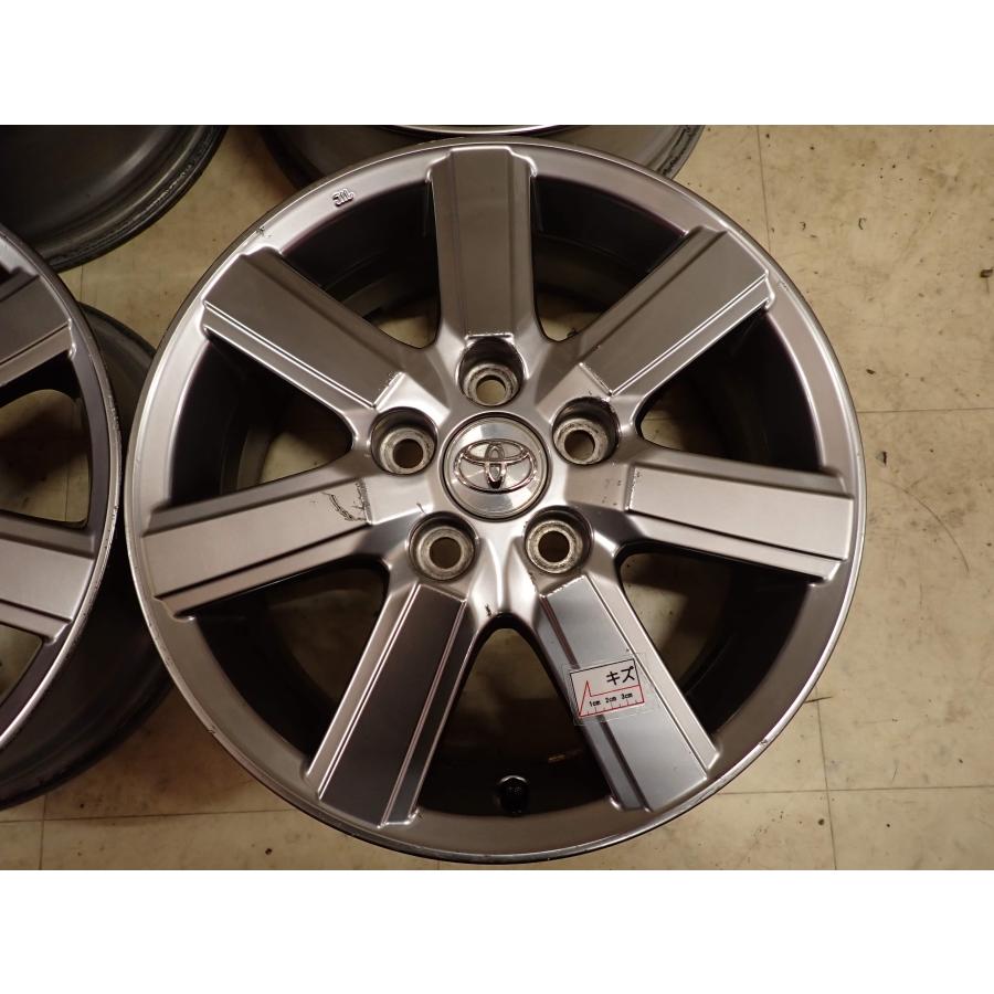 4本SET 会社宛 送料無料 16×6J トヨタ 純正 アルミ 5穴 PCD 114.3mm +