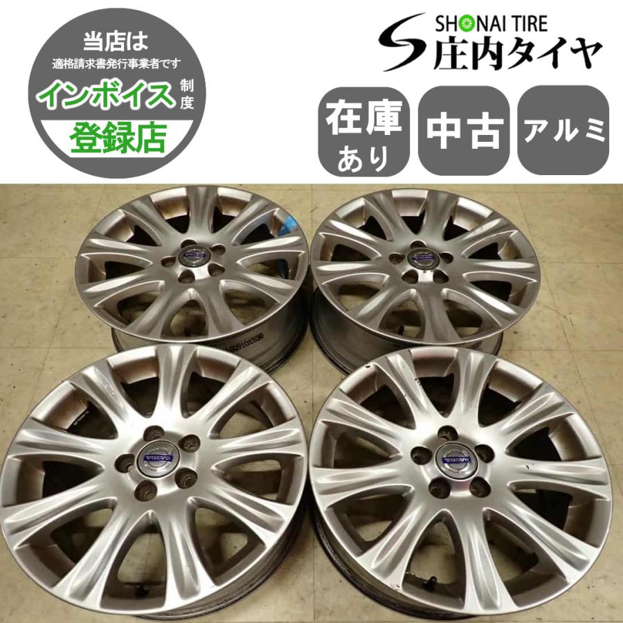 4本SET 会社宛 送料無料 17×7J ボルボ VOLVO V70純正 アルミ ホイール