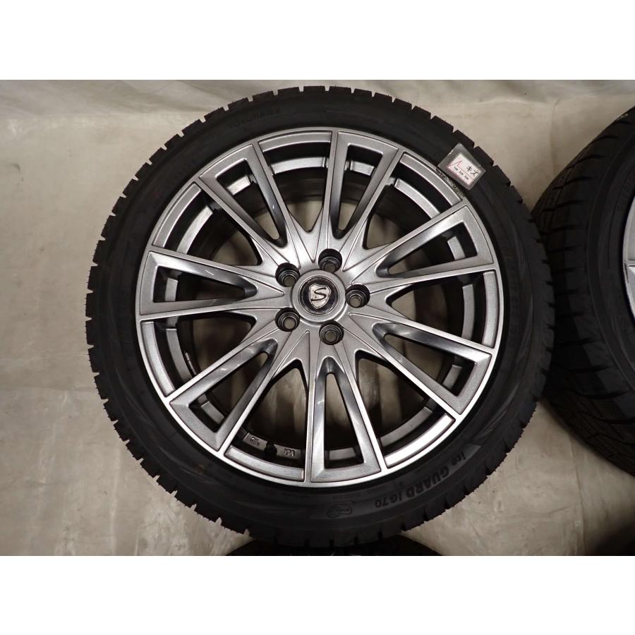 冬 4本SET 会社宛 送料無料 215/45R17×7J 87Q ヨコハマ アイスガード IG70 2023年製 アルミ プリウス 86 レガシィ インプレッサ NO,I2718の画像