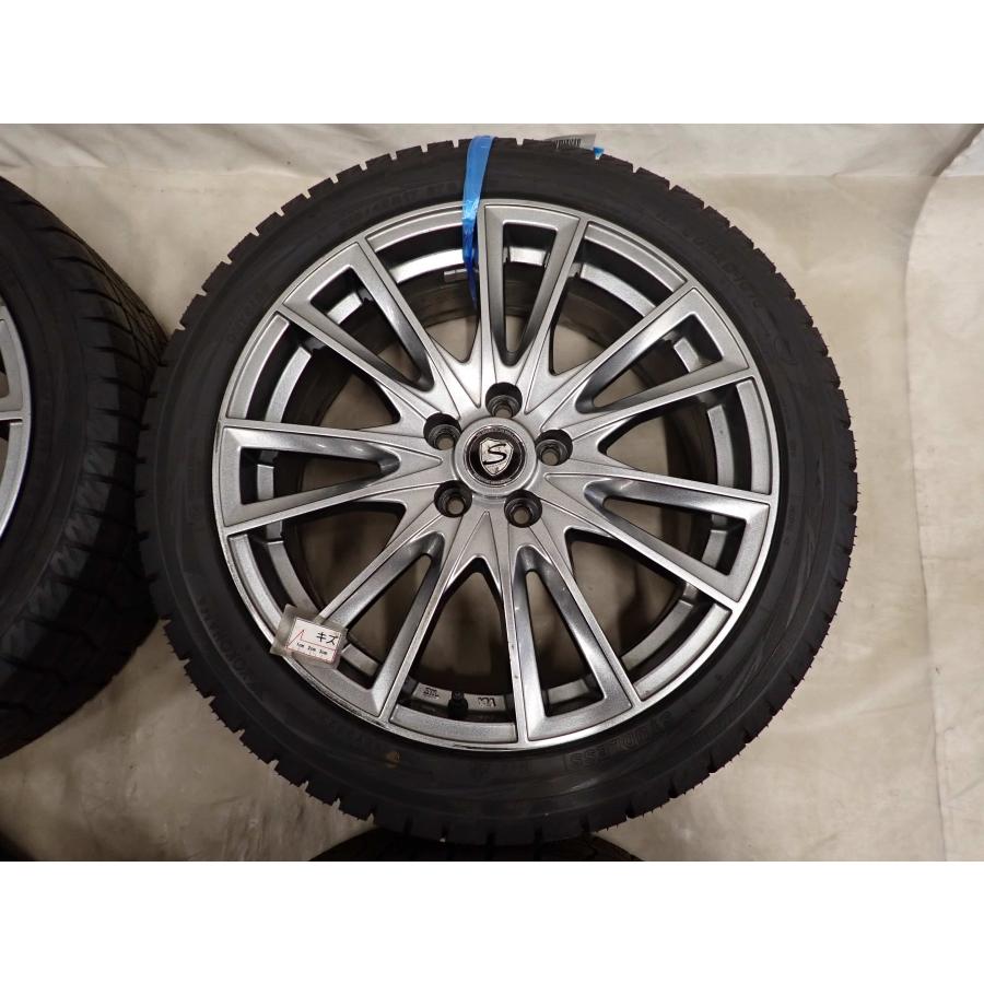 冬 4本SET 会社宛 送料無料 215/45R17×7J 87Q ヨコハマ アイスガード IG70 2023年製 アルミ プリウス 86 レガシィ インプレッサ NO,I2718の画像
