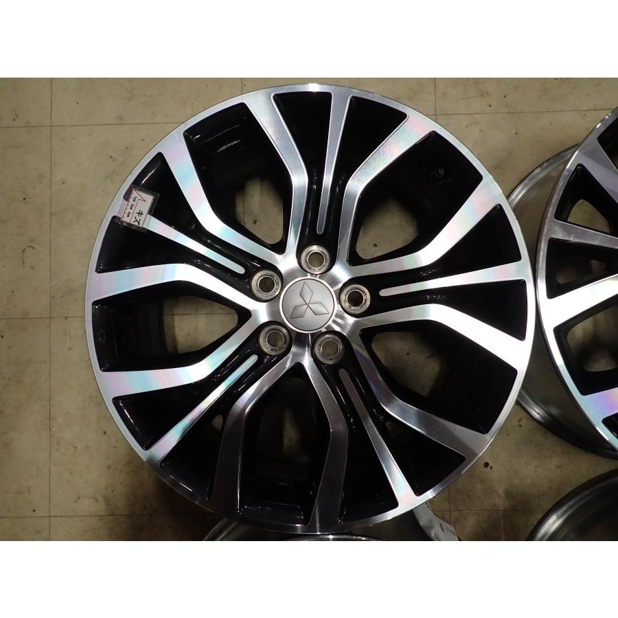 4本SET 会社宛 送料無料 18×7J 三菱 純正 アルミ ホイール 5穴 PCD