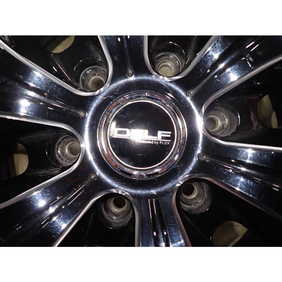 4本SET 会社宛 送料無料 18×8J FLEX Delf 01 アルミ 6穴 PCD 139.7mm +