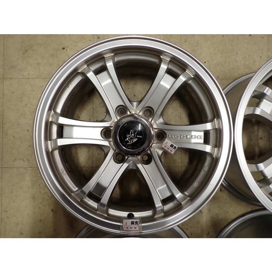 4本SET 会社宛 送料無料 17×7.5J WEDS KEELER キーラーフォース アルミ