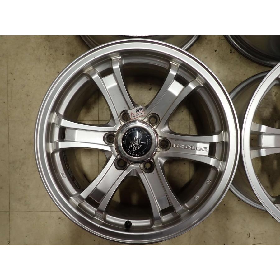 4本SET 会社宛 送料無料 17×7.5J WEDS KEELER キーラーフォース アルミ