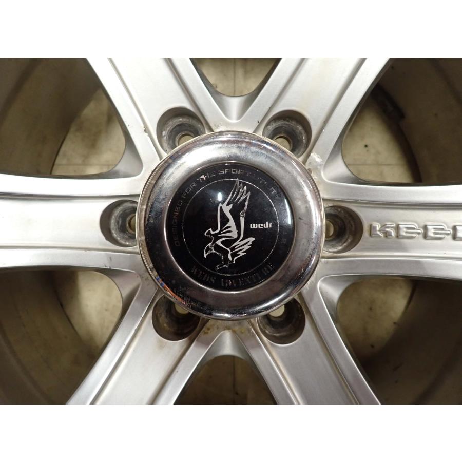 4本SET 会社宛 送料無料 17×7.5J WEDS KEELER キーラーフォース アルミ
