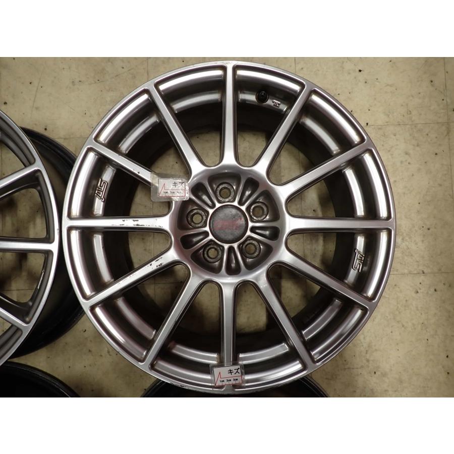 4本SET 会社宛 送料無料 17×7J スバル STI エンケイ ENKEI 純正 アルミ