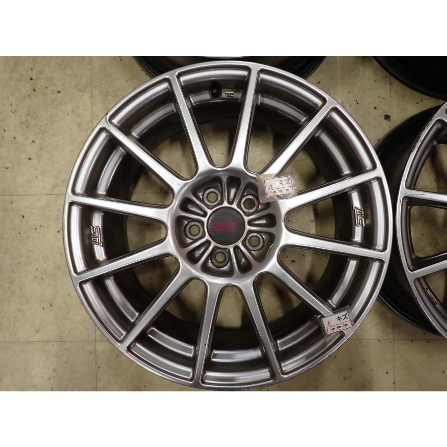 4本SET 会社宛 送料無料 17×7J スバル STI エンケイ ENKEI 純正 アルミ