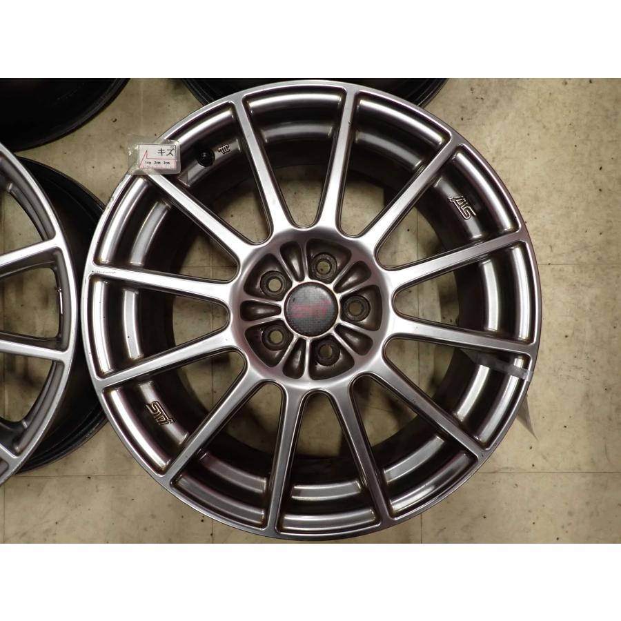 4本SET 会社宛 送料無料 17×7J スバル STI エンケイ ENKEI 純正 アルミ