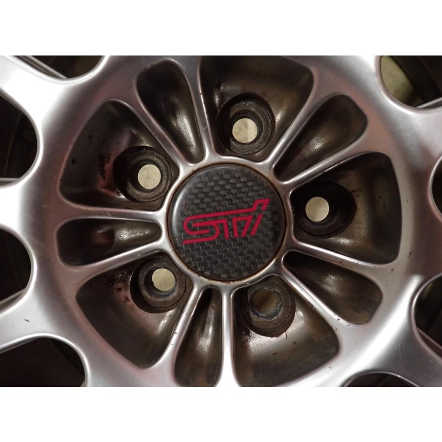 4本SET 会社宛 送料無料 17×7J スバル STI エンケイ ENKEI 純正 アルミ