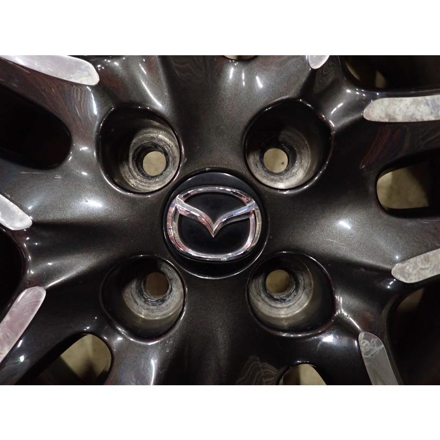 4本SET 会社宛 送料無料 16×5.5J マツダ DJ5FS デミオ 純正 アルミ ホイール 4穴 PCD 100mm +40 ハブ径54mm ブラポリ 店頭交換OK NO,I2869_5