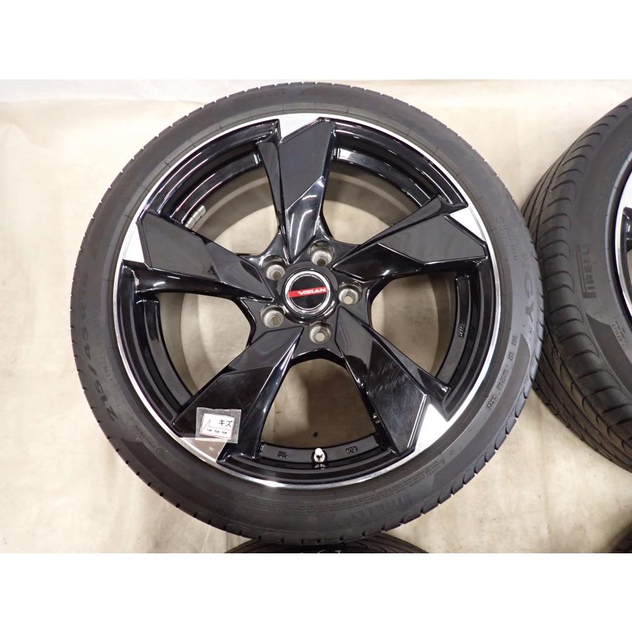 夏4本SET 会社宛 送料無料 215/45R18×8J 93W ピレリ パワジー 2022年製