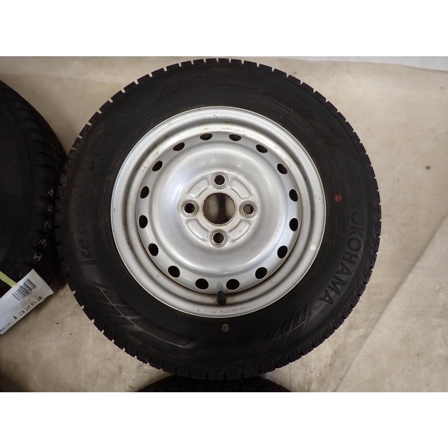 冬4本SET 会社宛 送料無料 145/80R13×4J 75Q ヨコハマ アイスガード