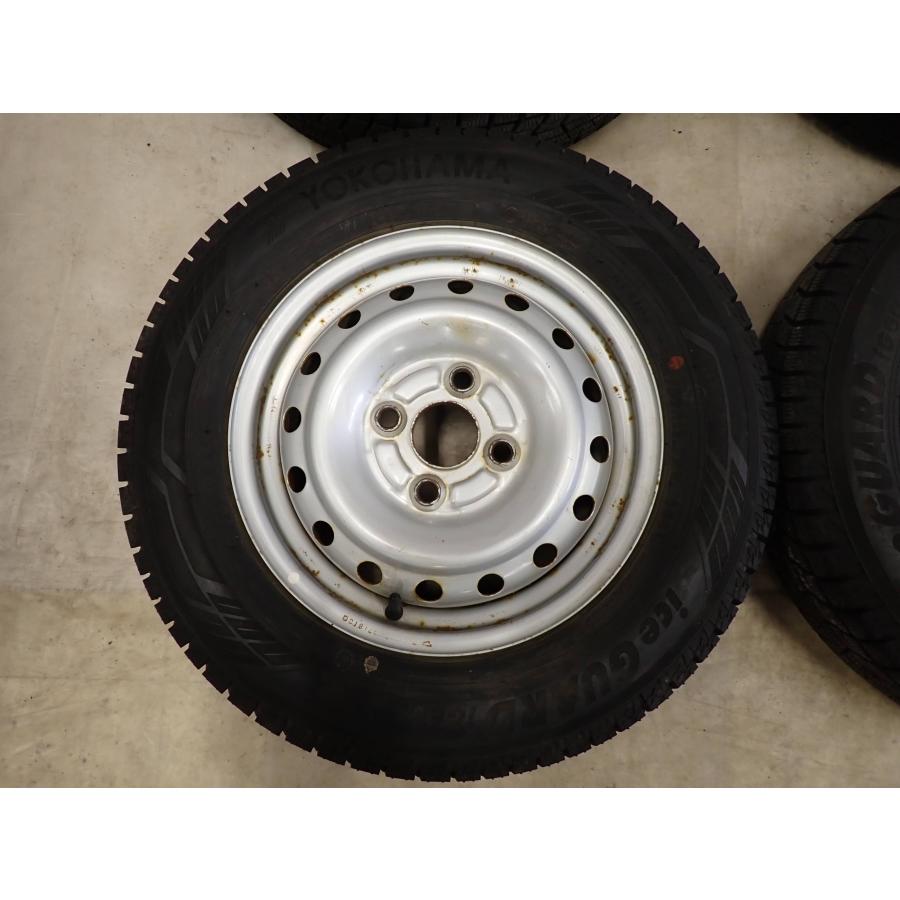 冬4本SET 会社宛 送料無料 145/80R13×4J 75Q ヨコハマ アイスガード