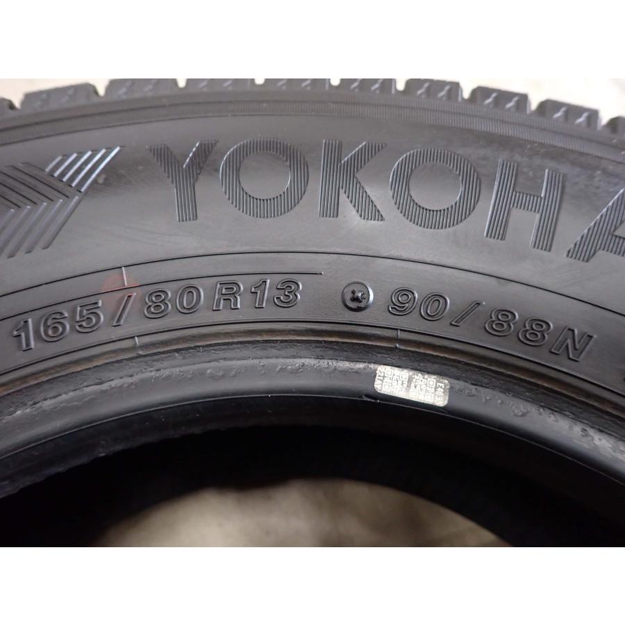 冬4本SET 会社宛 送料無料 165/80R13 90/88 LT ヨコハマ アイスガード IG91 2022年製 プロボックス サクシード ADバン 店頭交換OK NO,I3339の画像