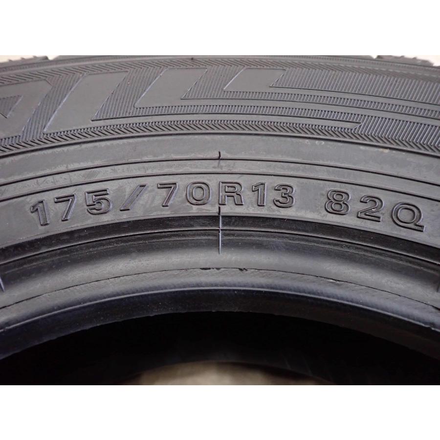 冬4本SET 会社宛 送料無料 175/70R13 82Q ダンロップ WINTER MAXX WM03 2021年製 カローラ バレーノ ミラージュ アブロース 特価 NO,I3392_5