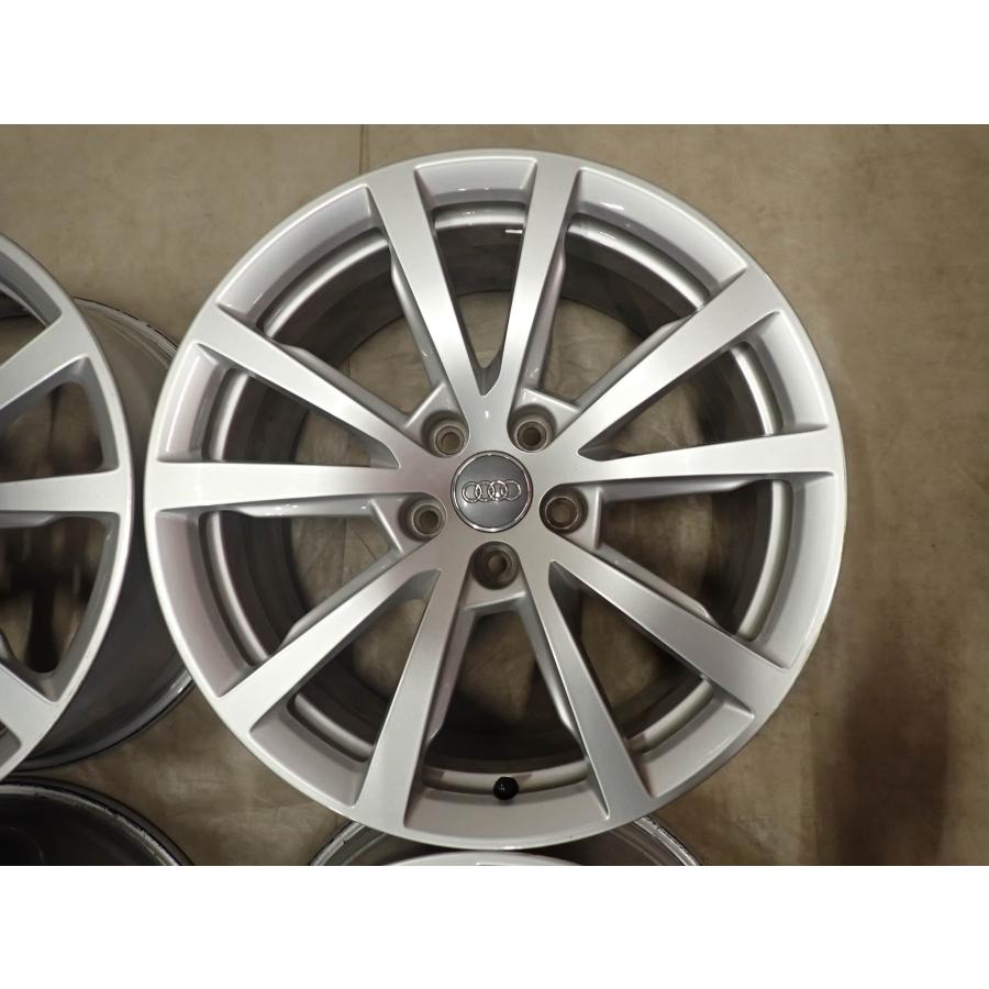 4本SET 会社宛送料無料 18×8J アウディ 純正 アルミ 5穴 PCD 112mm +29