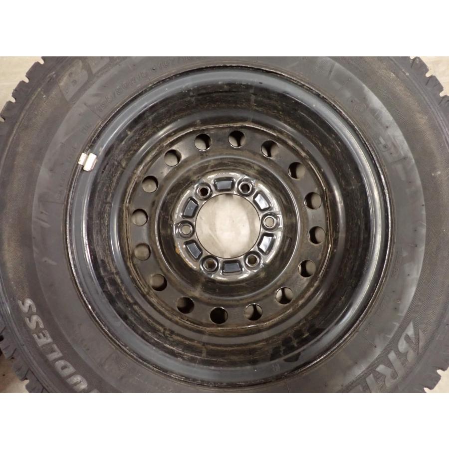 冬4本SET 会社宛 送料無料 195/80R15×6J 107/105 LT ブリヂストン