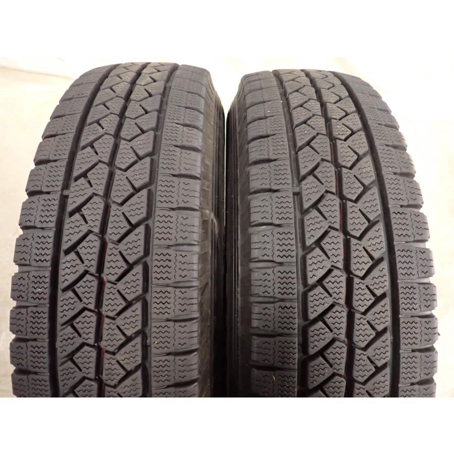 冬4本SET 会社宛 送料無料 195/80R15×6J 107/105 LT ブリヂストン