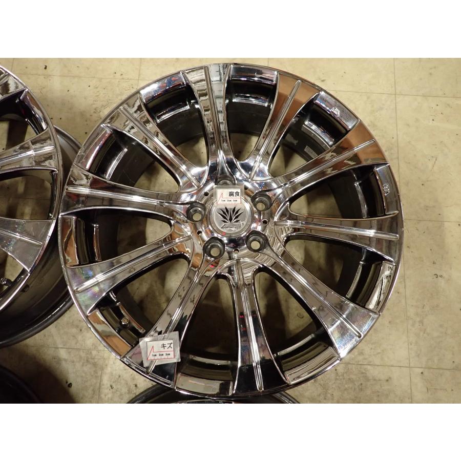 4本SET 会社宛 送料無料 19×7.5J レアマイスター アルミ 5穴 PCD 114.3mm +48 ハブ径73mm ノア ヴォクシー エスティマ オデ CX-3 NO,I3863_2