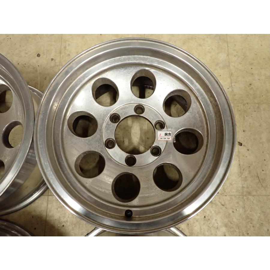 4本SET 会社宛 送料無料 16×8J ミッキートンプソン アルミ 6穴 PCD 139.7mm ±0 ハブ径110mm ランクル 4×4車各種 店頭交換OK！ NO,I3867の画像