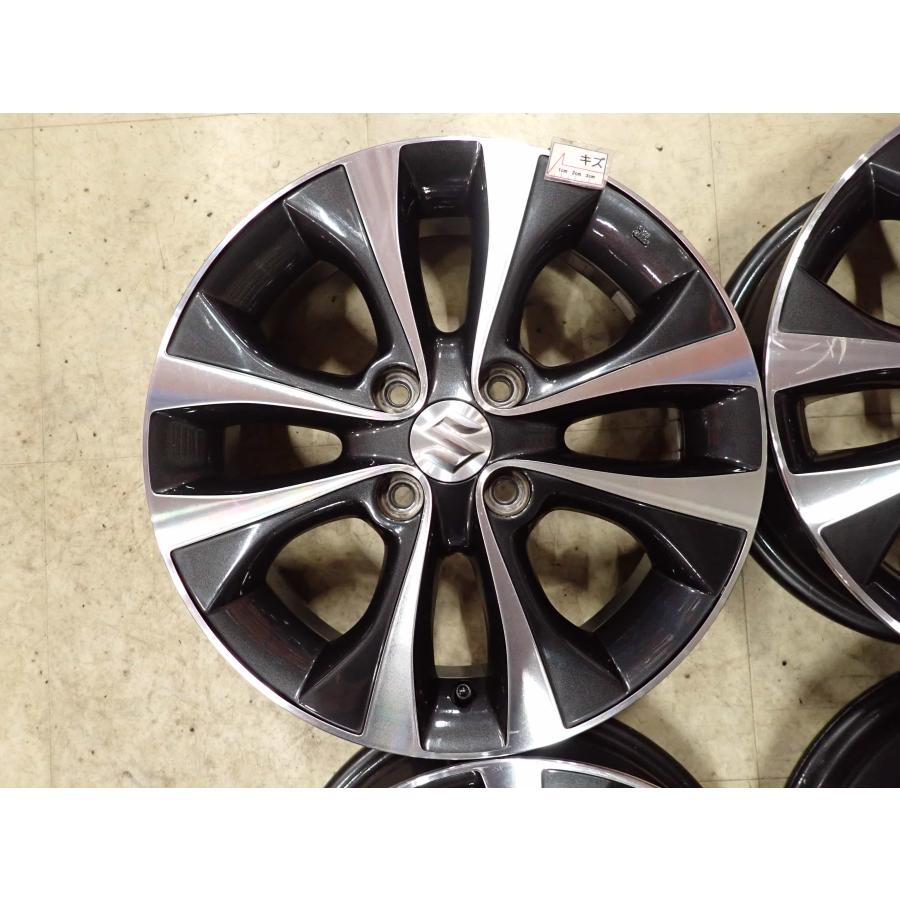 4本SET 会社宛 送料無料 15×4.5J スズキ 純正 アルミ 4穴 PCD 100mm +