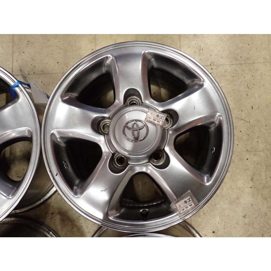 トヨタ 純正 16インチ アルミホイール 4本セット、ランクル100 4本SET 会社宛 送料無料 16×8J トヨタ ランドクルーザー100 純正