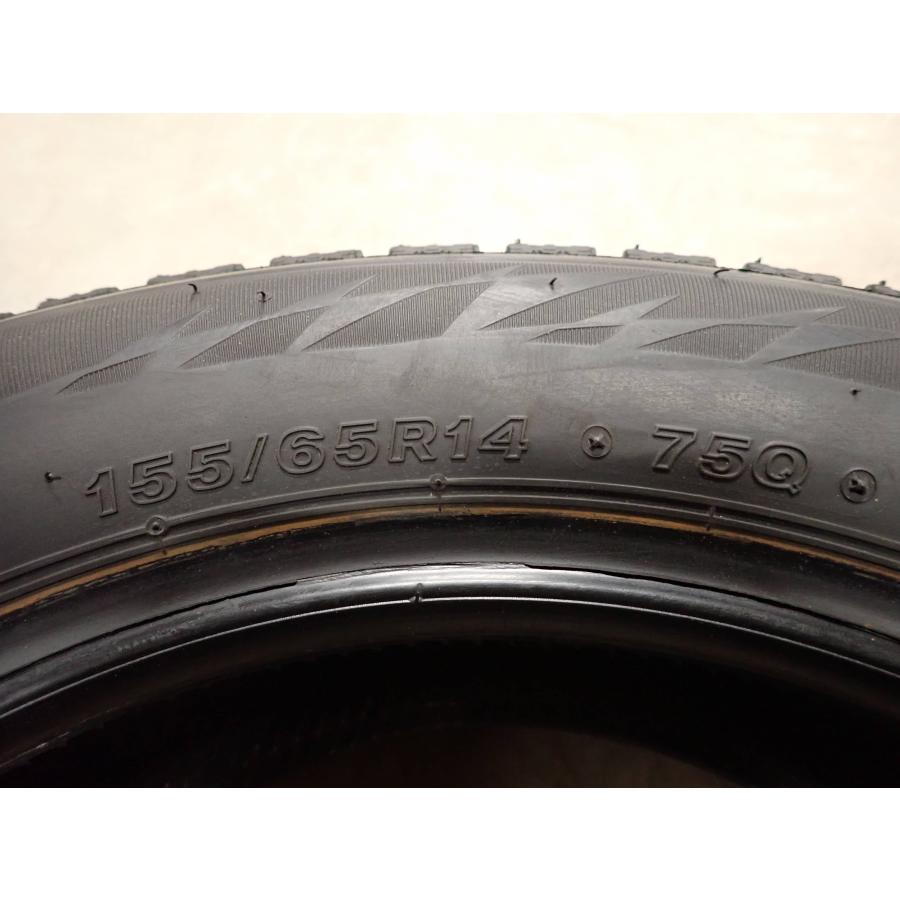 冬4本SET 会社宛 送料無料 155/65R14 75Q ブリヂストン ブリザック VRX2 2021年製 ピクシス N-BOX N-BOX+ N-ONE N-WGN デイズ 特価NO,I4012の画像