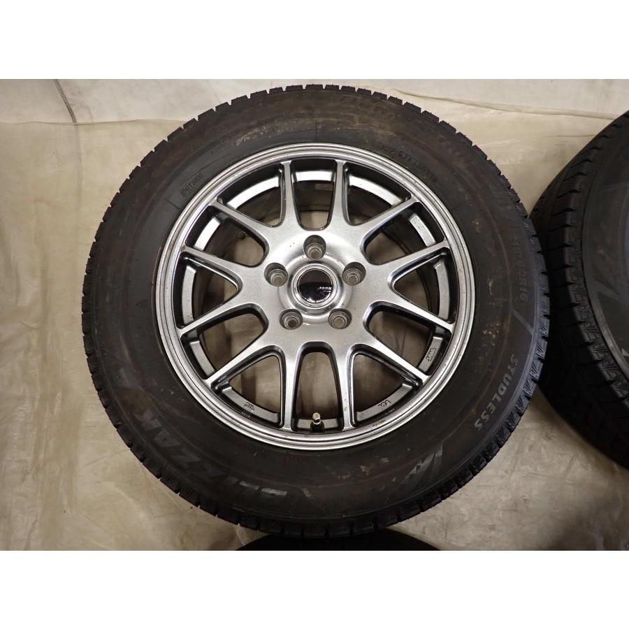 冬4本SET 会社宛 送料無料 215/60R16×6.5J 95Q ブリヂストン