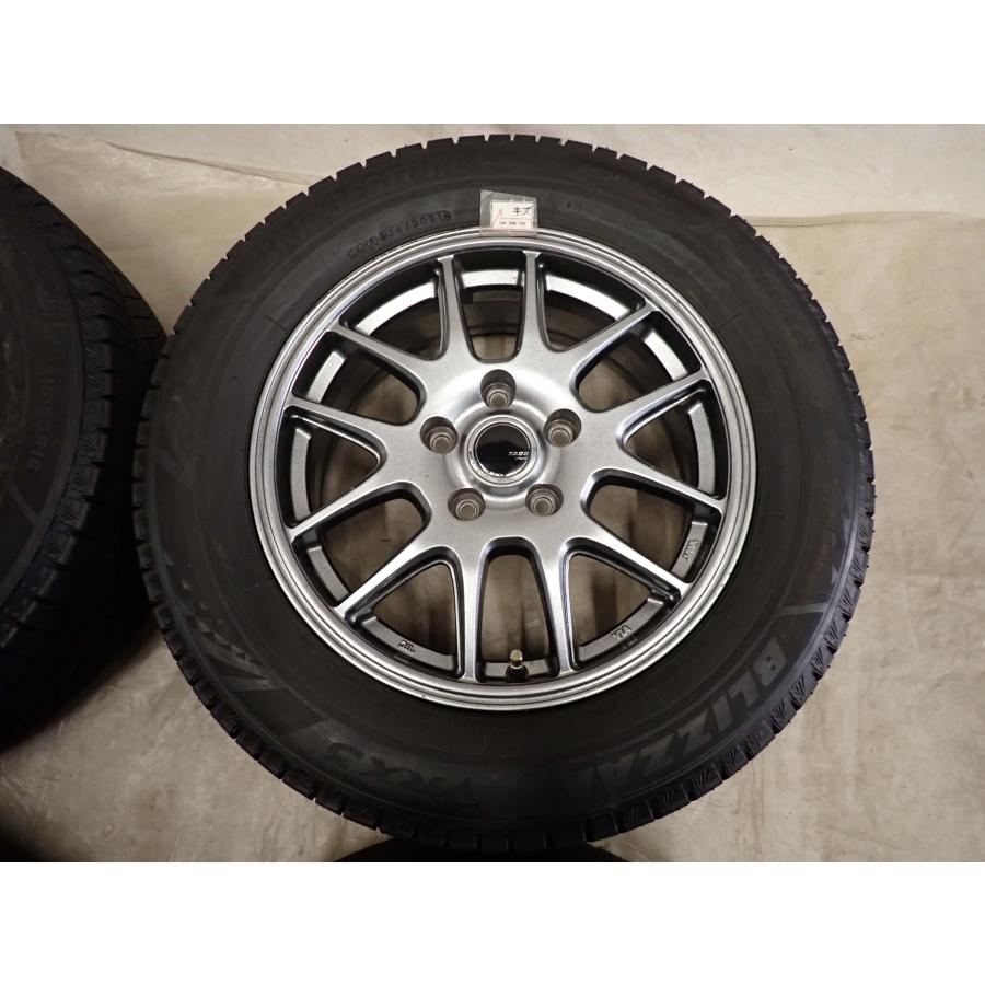 冬4本SET 会社宛 送料無料 215/60R16×6.5J 95Q ブリヂストン 