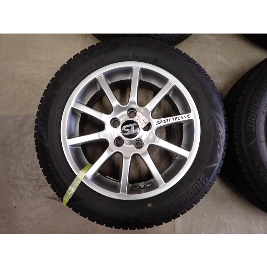 冬4本SET 会社宛送料無料 185/60R15×6.5J 84Q ブリヂストン ブリザック