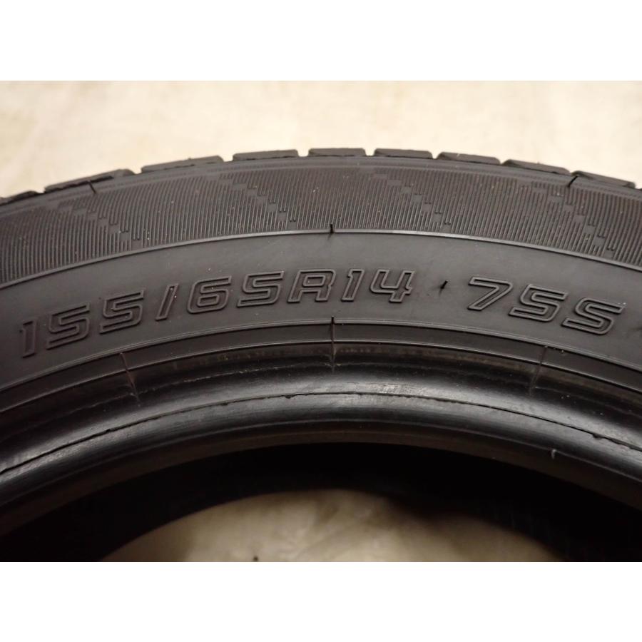 BS ECOPIA EP150 155/65R14 14インチ 夏タイヤ 4本 2018年製 N-BOX ウェイク タント ミラトコット ムーヴコンテ等　(VTP420) クレジットカード QR決済可能 夏4本SET 会社宛 送料無料 155/65R14 75S ダンロップ エナセーブ EC204