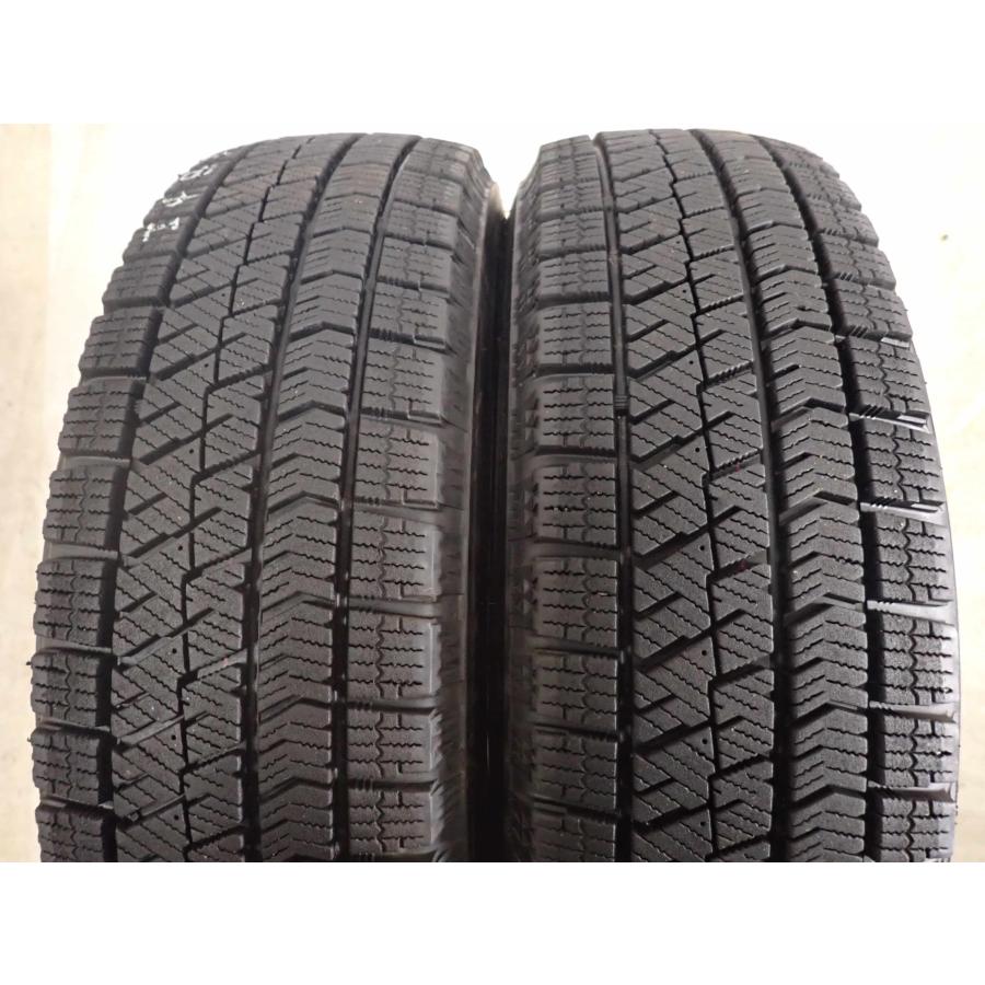 ブリヂストンBLIZZAK VRX2 14インチ2022年44週製造　美品　２本 冬4本SET 会社宛送料無料 155/65R14×4.5J 75Q ブリヂストン ブリザック