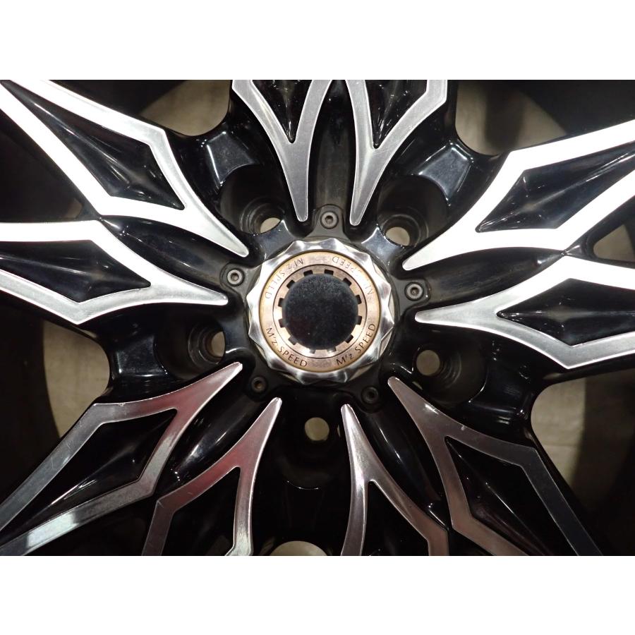 条件付送料無料 ★ 13 x 5.5 JJ 4 - 114.3 14 M/M 4本 会社宛 送料無料 20×8.5J M'z SPEED JUNORISING BLACK アルミ 5穴