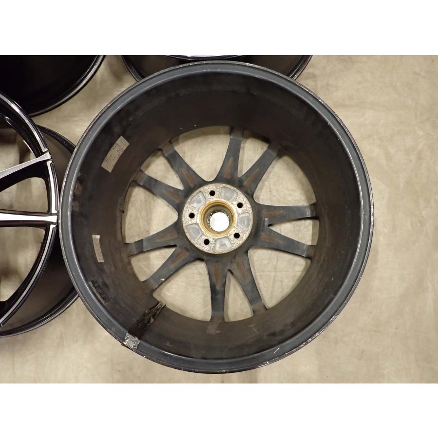 4本 会社宛 送料無料 20×8.5J M'z SPEED JUNORISING BLACK アルミ 5穴