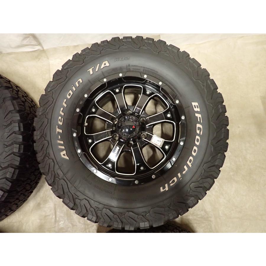 夏4本SET 会社宛 送料無料 285/70R17×8J LT BFグッドリッチ T/A KO2 2018年製 MKW MK-46 プラド ハイラックス FJクルーザー 特価 NO,I4918の画像