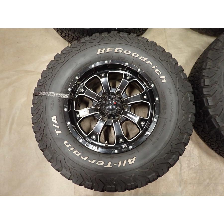 夏4本SET 会社宛 送料無料 285/70R17×8J LT BFグッドリッチ T/A KO2 2018年製 MKW MK-46 プラド ハイラックス FJクルーザー 特価 NO,I4918の画像