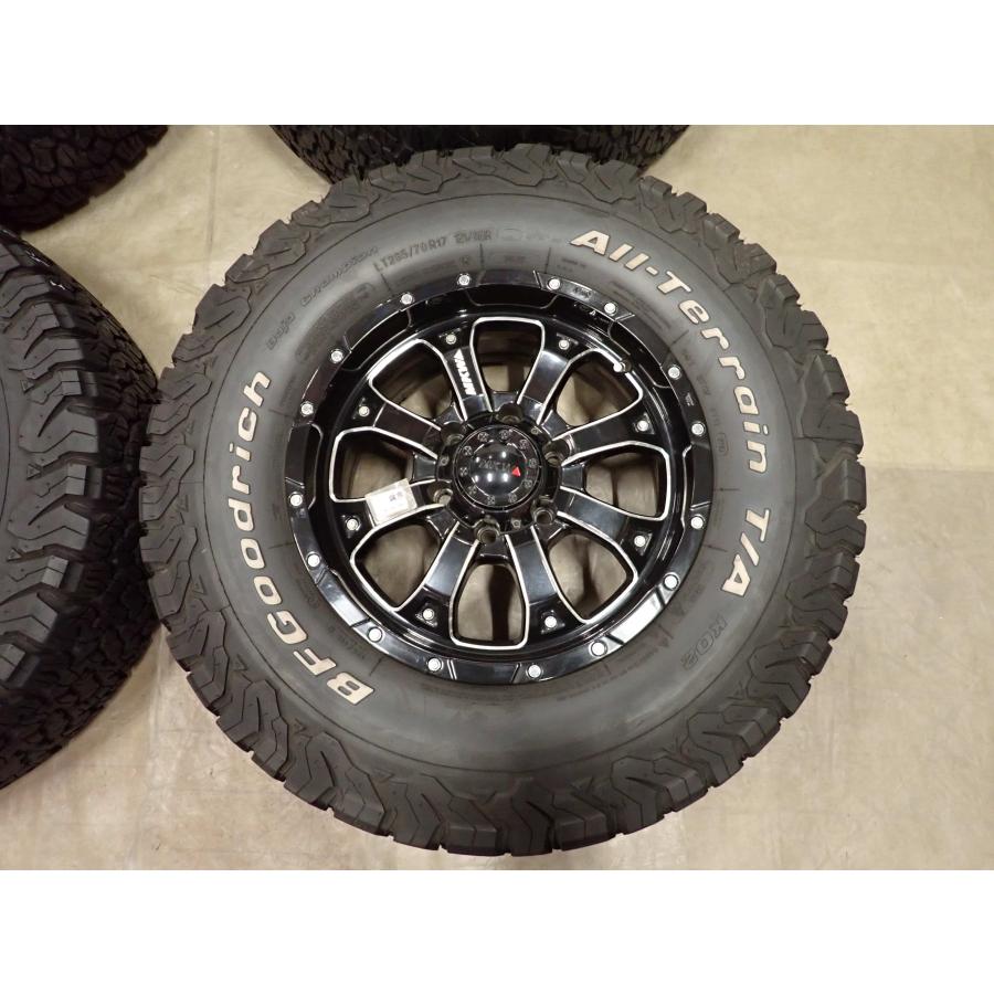 夏4本SET 会社宛 送料無料 285/70R17×8J LT BFグッドリッチ T/A KO2 2018年製 MKW MK-46 プラド ハイラックス FJクルーザー 特価 NO,I4918の画像