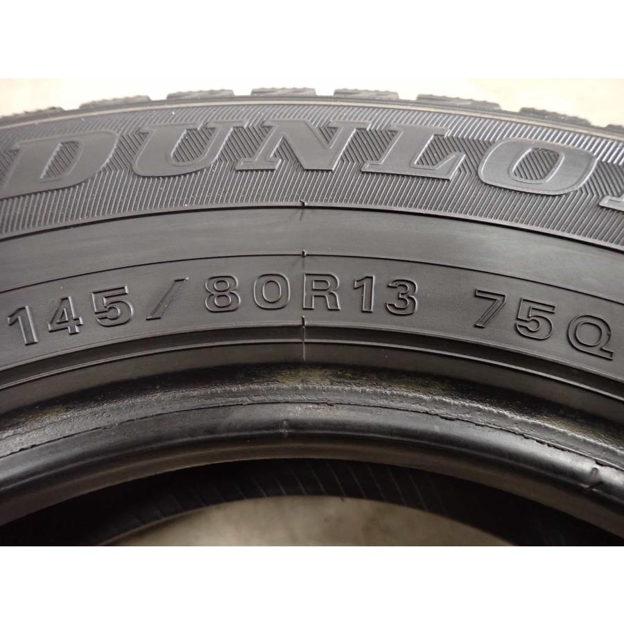 冬4本SET 会社宛 送料無料 145/80R13 75Q ダンロップ WINTER MAXX WM02